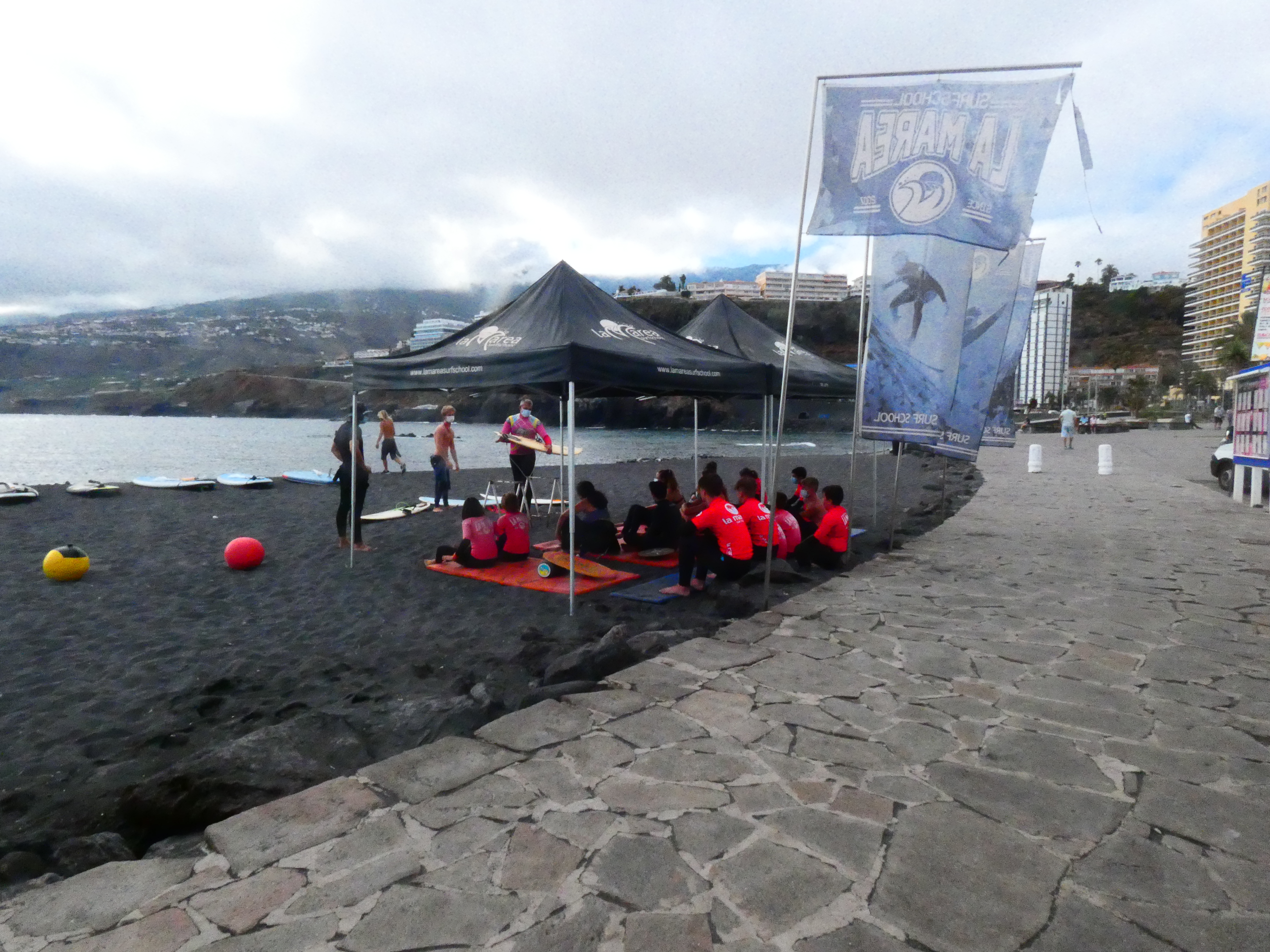 Preparación de las clases de surf
