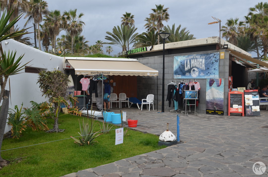 La entra de la Escuela de Surf