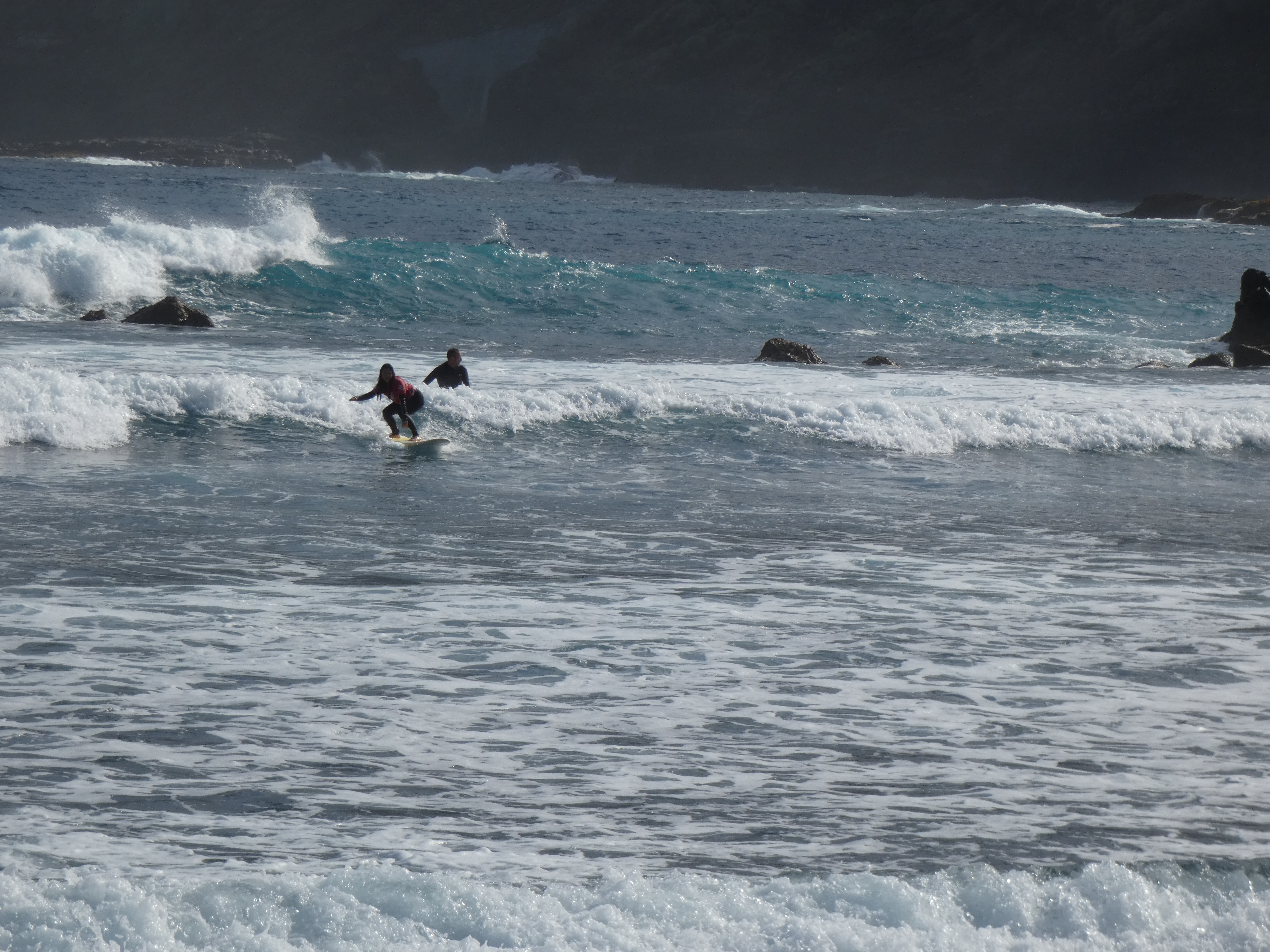 Clases de Surf de verano en el agua